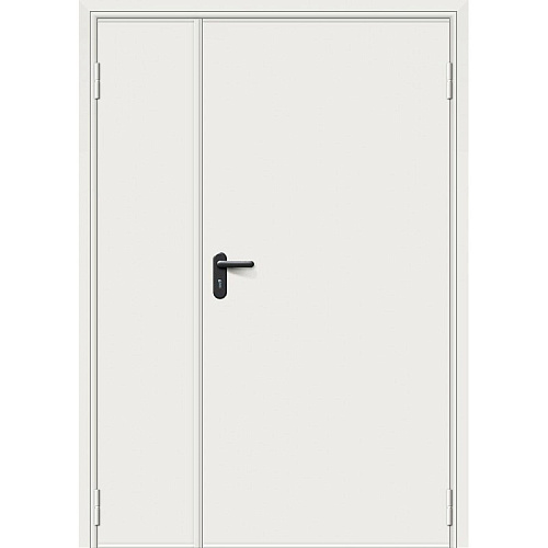 Распашная дверь огнеупорная полуторная порошковое напыление