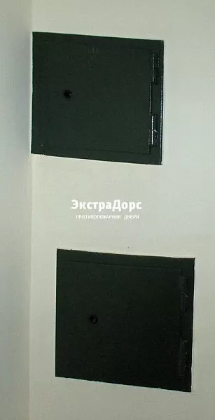 Противопожарный люк ei30 темно-зеленый