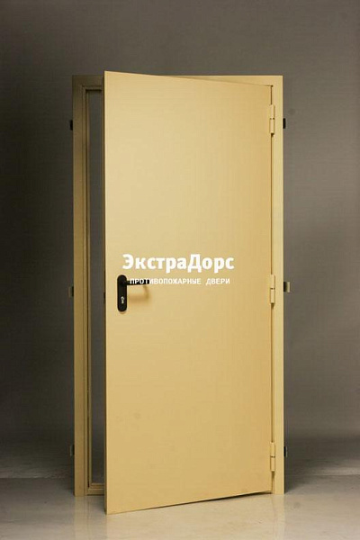 Дверь глухая противопожарная EI 30 ДМП желтая в Сергиев посаде  купить