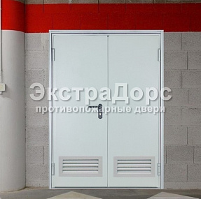Противопожарные двери с решеткой от производителя в Сергиев посаде  купить
